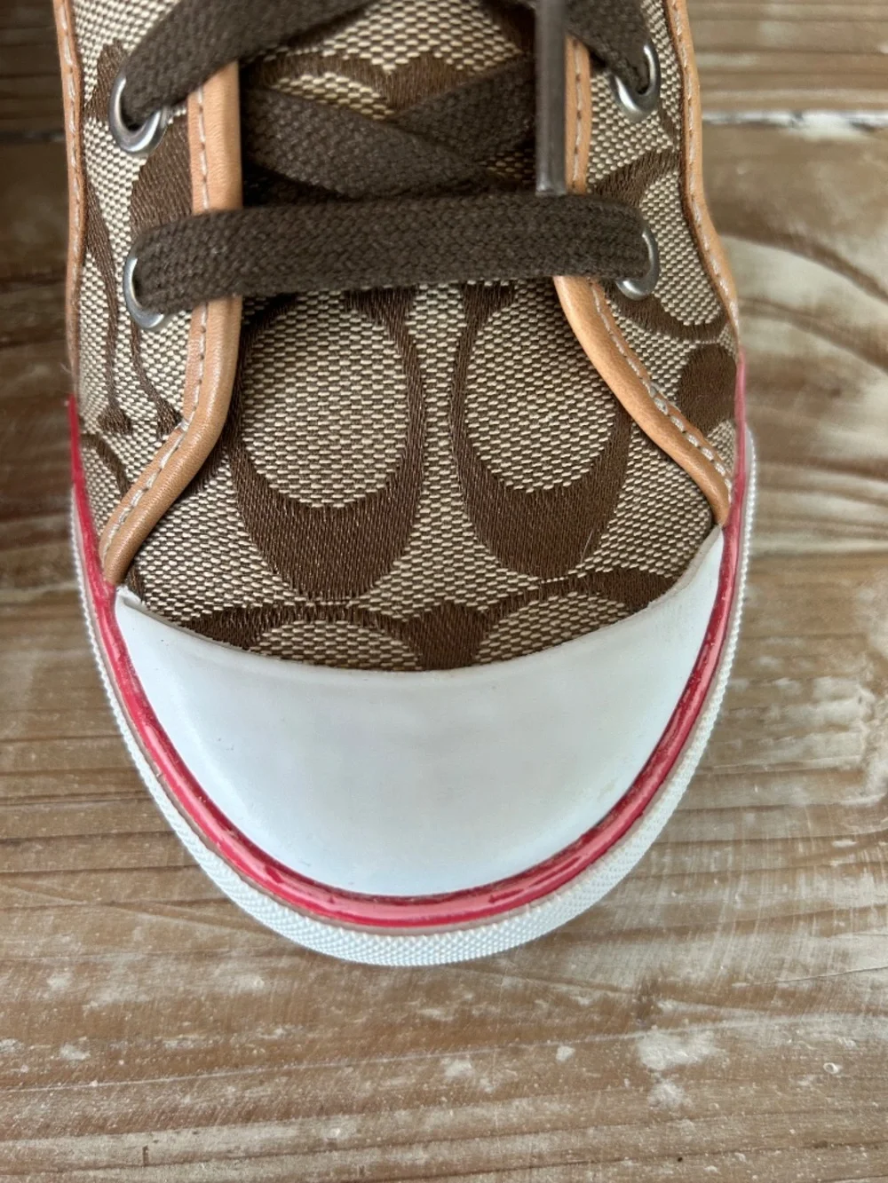 Coach Barrett Signature C Sneakers Sz 8.5 - EUC
